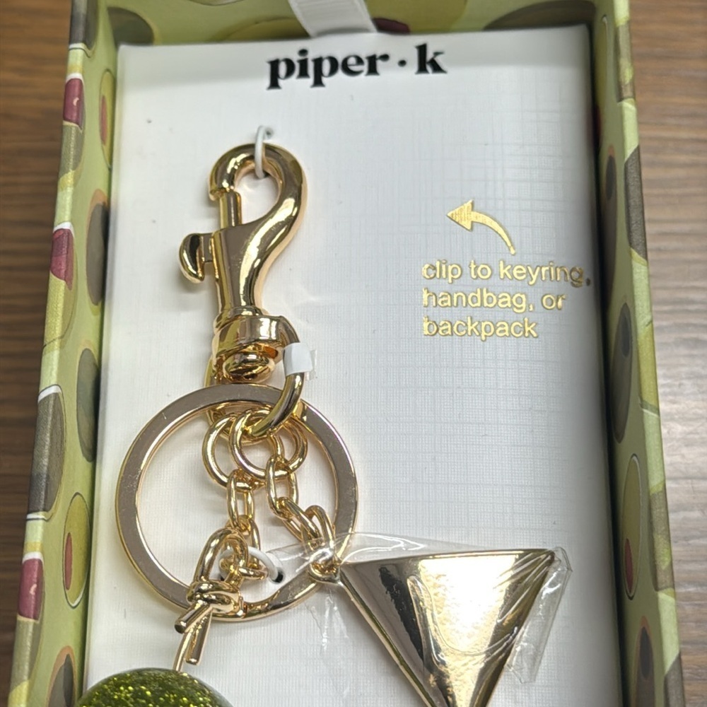 Piper k Olive martini Keychain & Bag Charm - Picture 5 of 6
